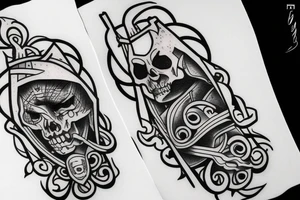Medieval assassin tattoo idea