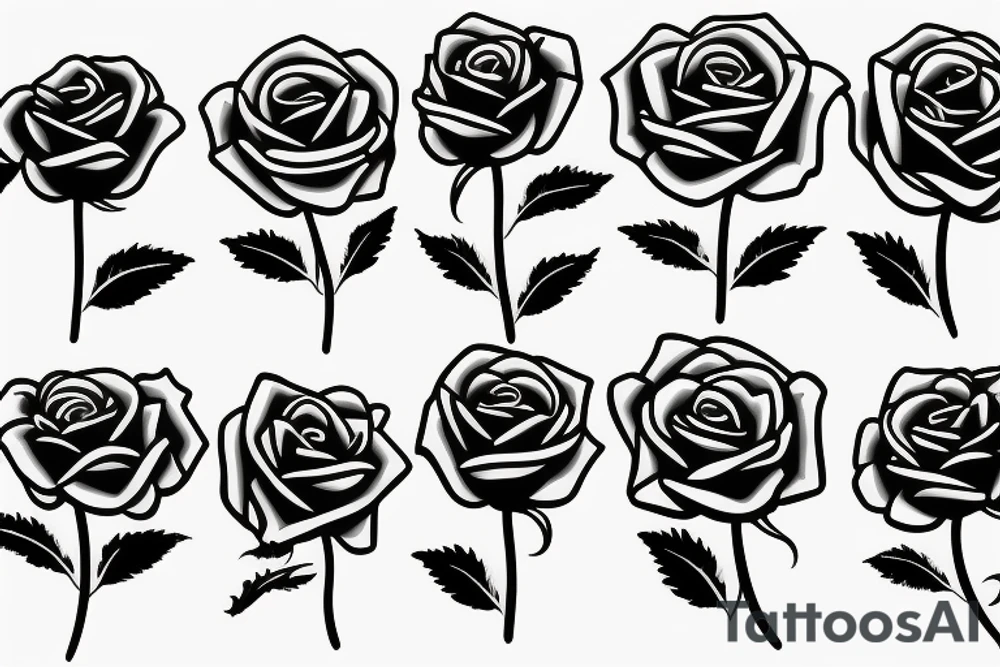 roses tattoo idea