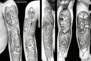 God
And
Blood tattoo idea