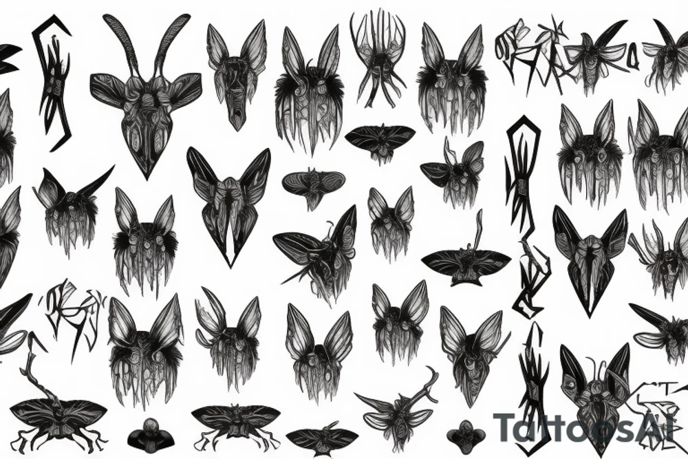 mantis tattoo idea