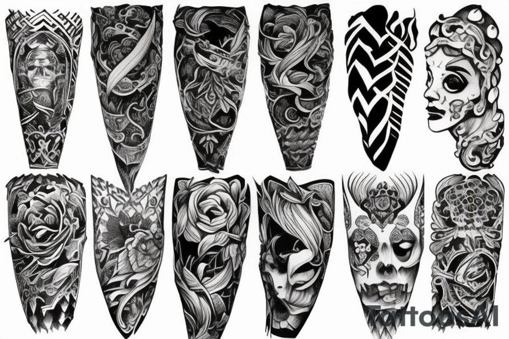 Sleeve tattoo idea