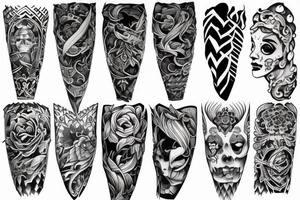 Sleeve tattoo idea