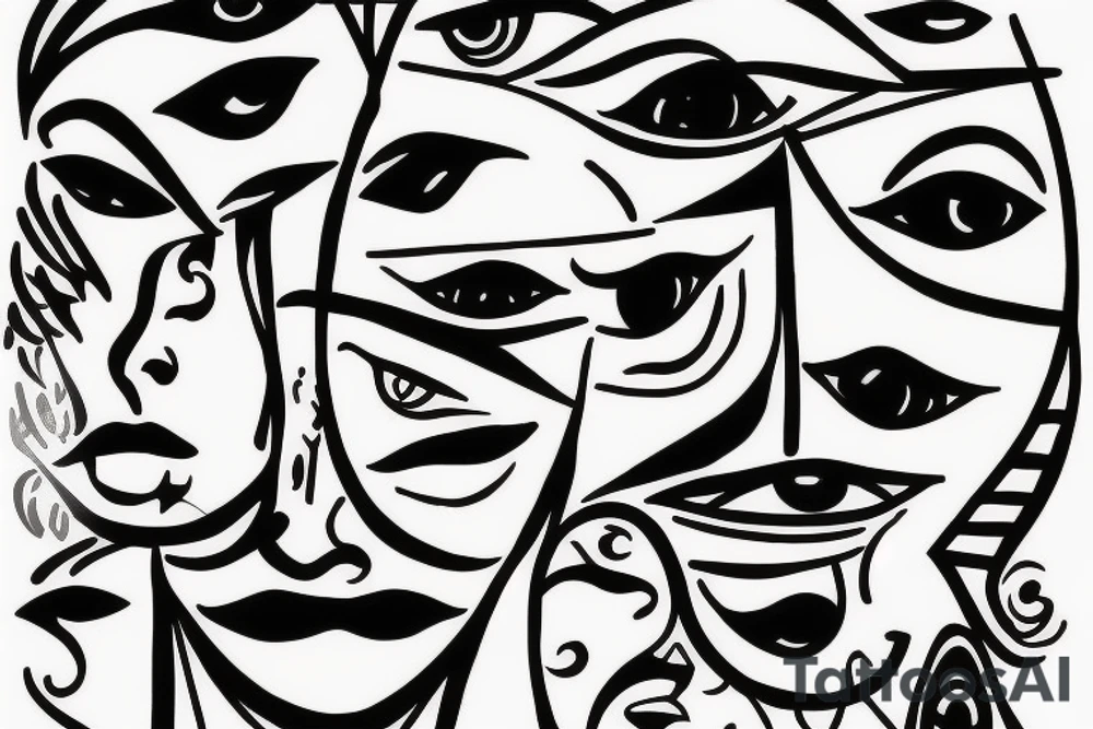 Sun glaring bright with eye tattoo idea