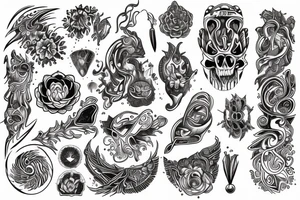 Psychedelic tattoo idea