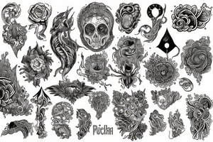 Psychedelic tattoo idea