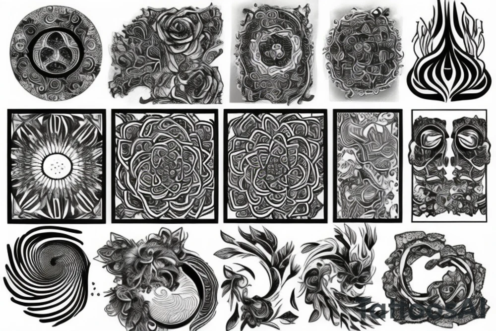 Psychedelic tattoo idea