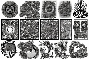 Psychedelic tattoo idea