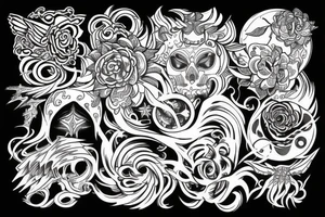 Psychedelic tattoo idea