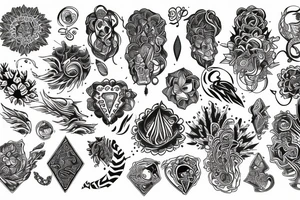 Psychedelic tattoo idea