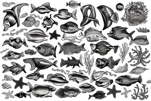 marine life tattoo idea