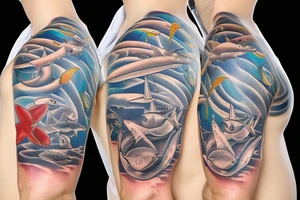 marine life tattoo idea