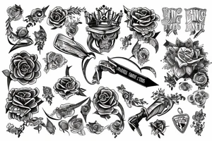 Forearm tattoo for king tattoo idea