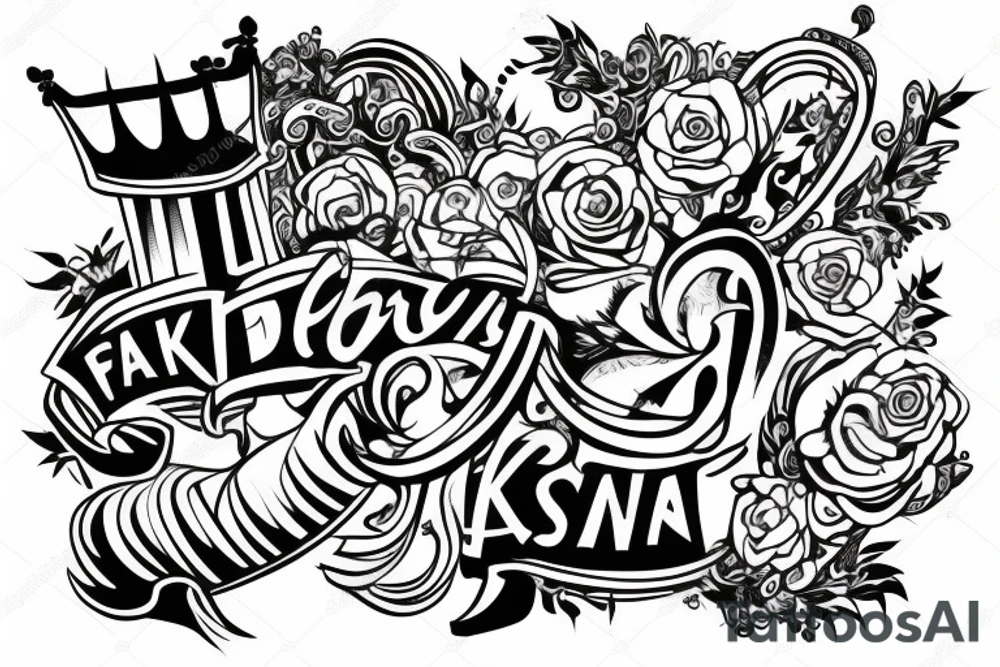 Forearm tattoo for king tattoo idea