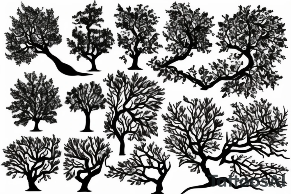 Oak tree tattoo idea