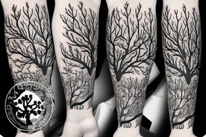Oak tree tattoo idea
