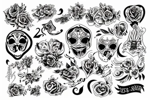 Year of birth tattoo idea