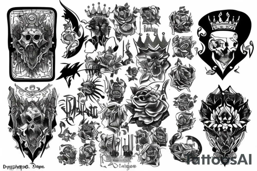King tattoo tattoo idea