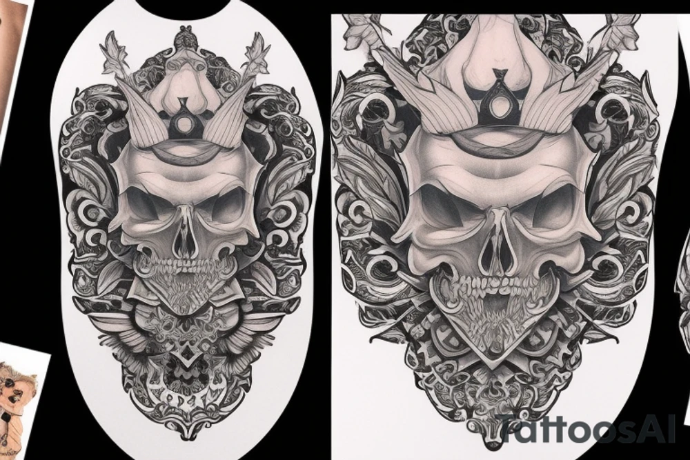King tattoo for neck tattoo idea