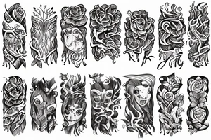 forest tattoo for forearm tattoo idea