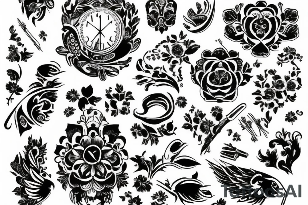 Russian style tattoo idea