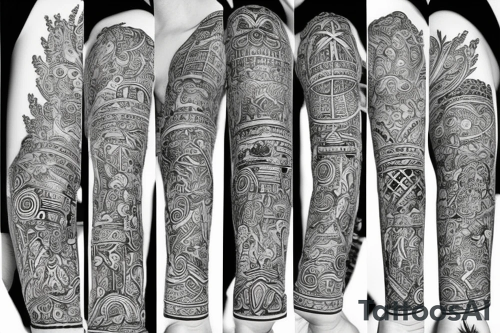 Russian style tattoo idea