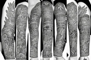 Russian style tattoo idea