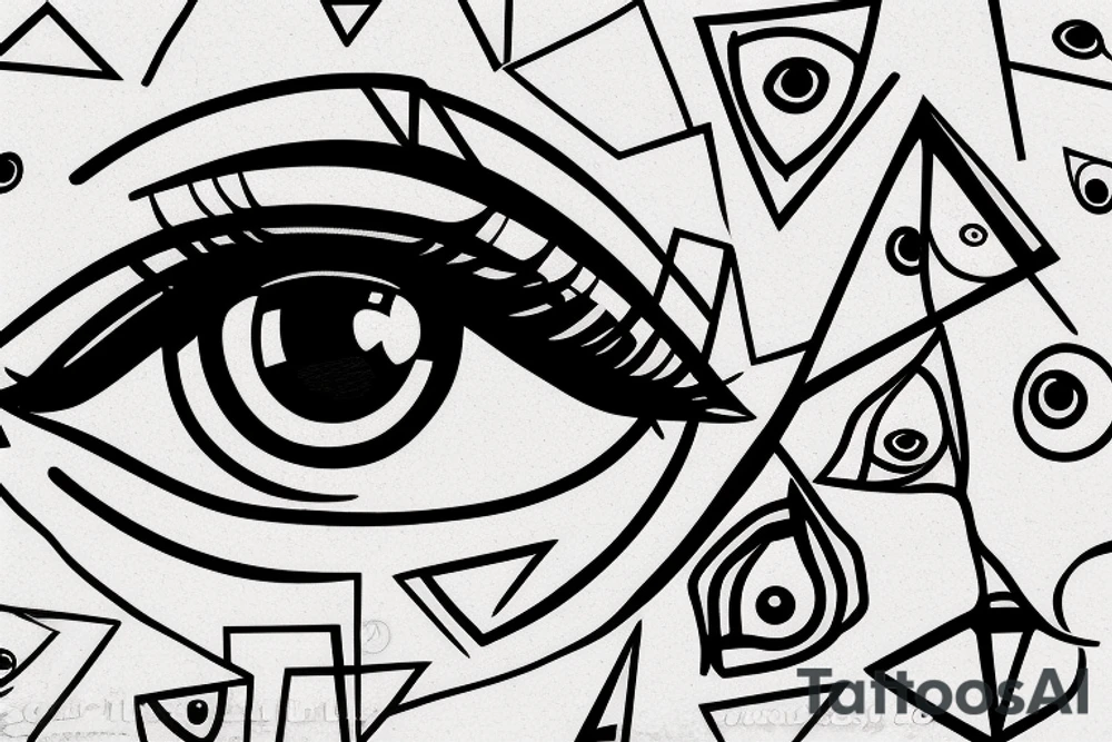 eye tattoo idea