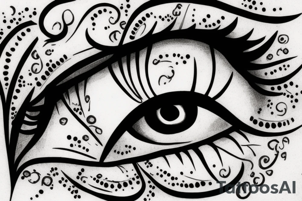eye tattoo idea