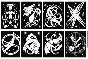 Cancer (astrology) minimal tattoo idea