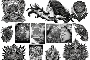 Scales of justice tattoo idea