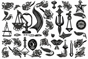 Scales of justice tattoo idea