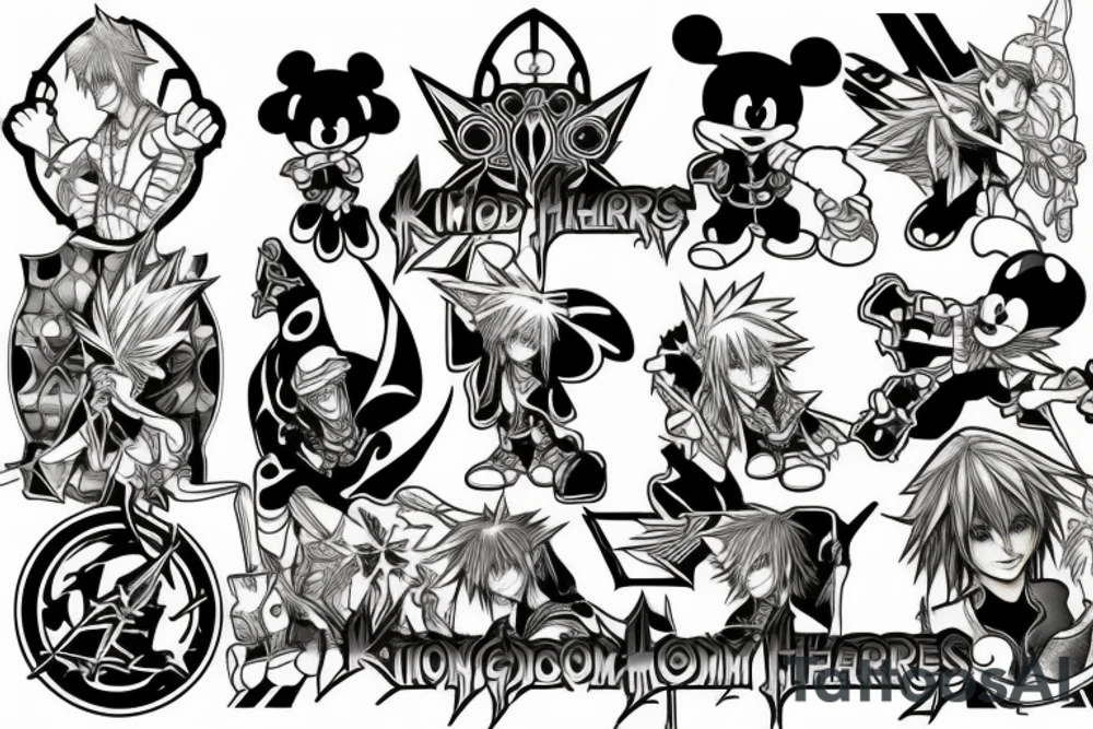 kingdom hearts tattoo idea