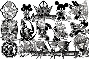 kingdom hearts tattoo idea