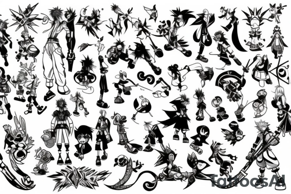 kingdom hearts tattoo idea