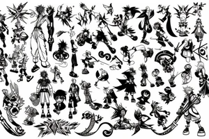 kingdom hearts tattoo idea