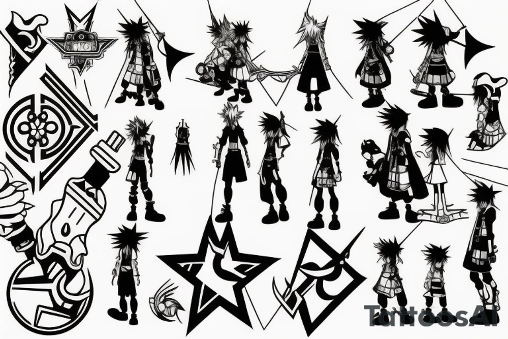 kingdom hearts tattoo idea