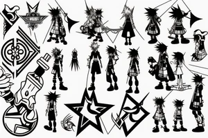 kingdom hearts tattoo idea