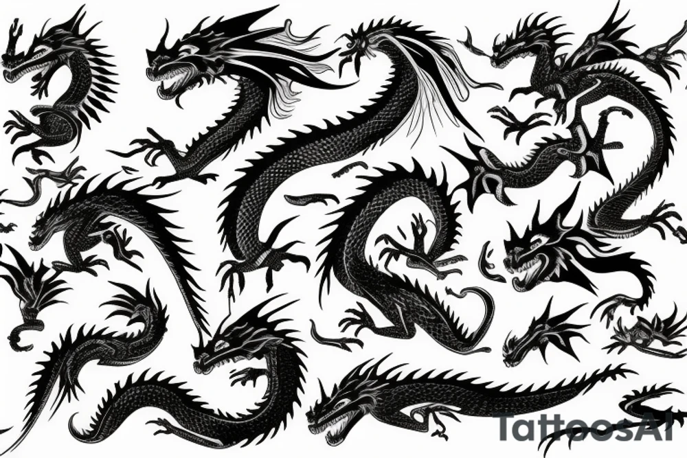 Dragon tattoo idea