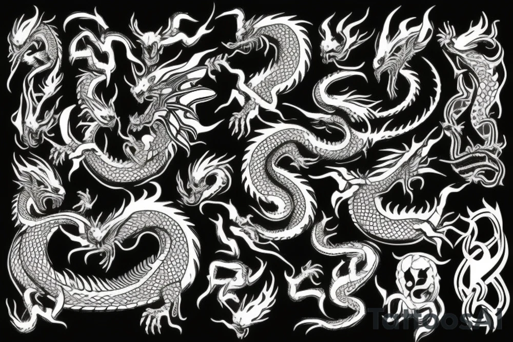Dragon tattoo idea