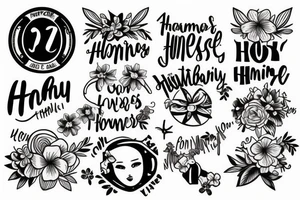ohana means family tattoo idea