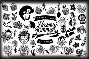 ohana means family tattoo idea
