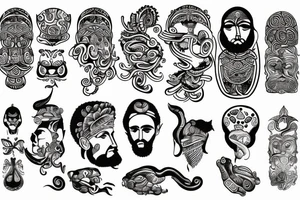 an ancient philosopher tattoo idea