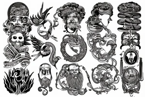 an ancient philosopher tattoo idea