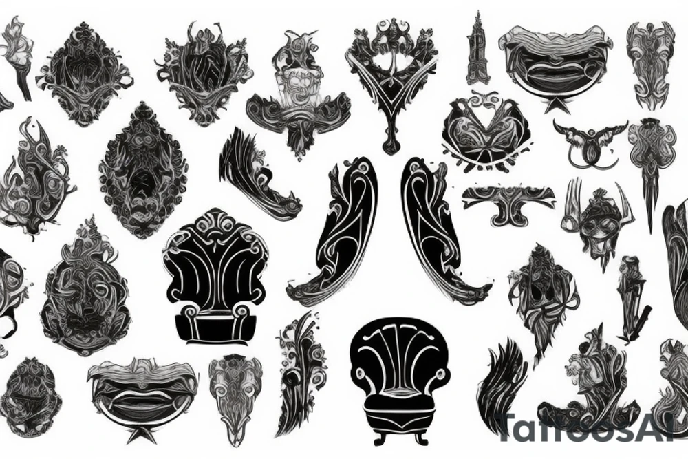 Throne tattoo idea