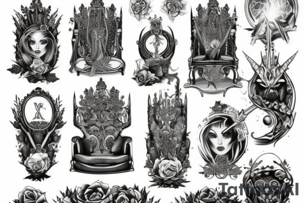 Throne tattoo idea