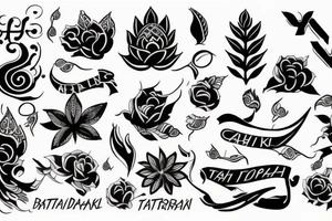 text "सब्र और शुक्र) tattoo idea