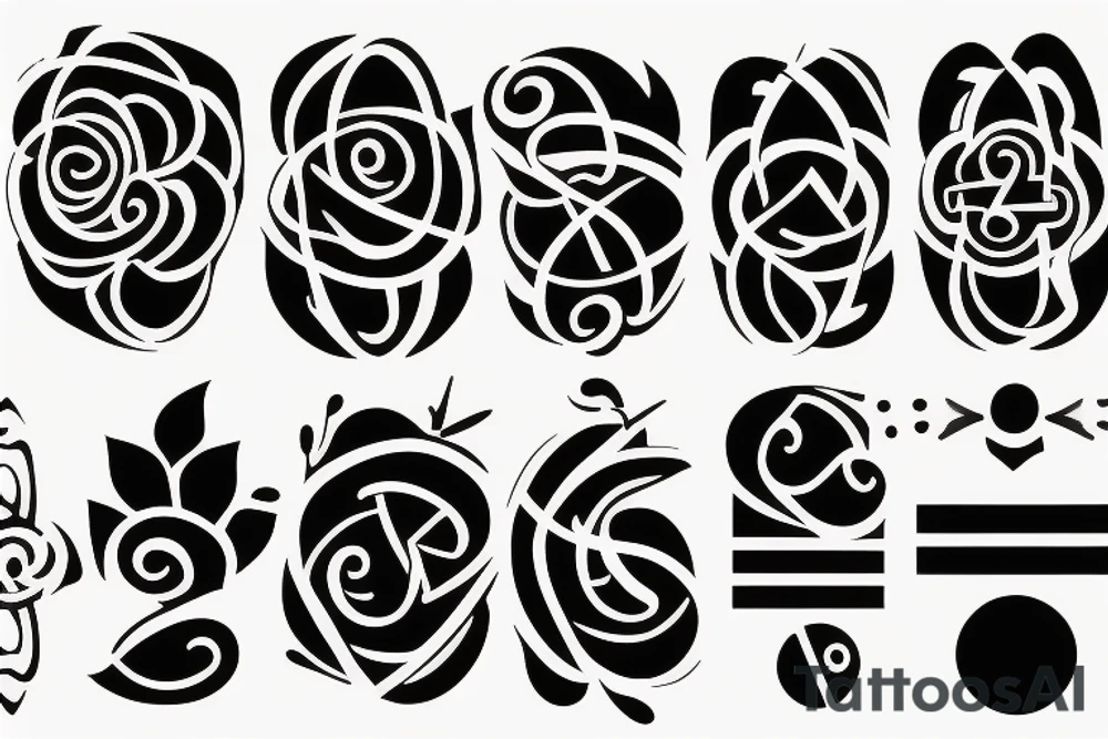 patience and gratitude tattoo idea