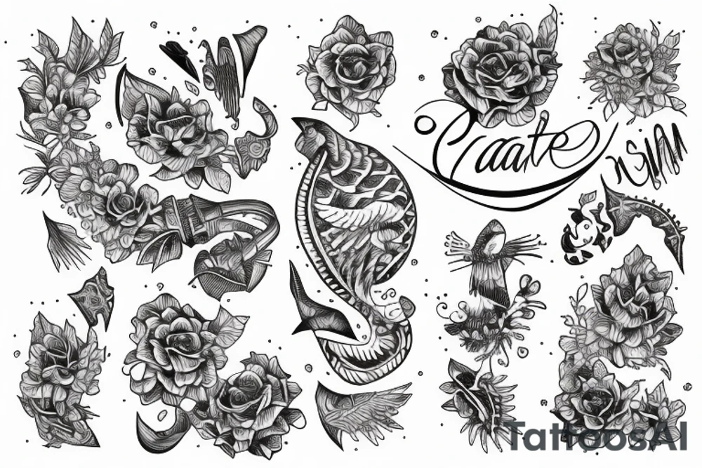 patience and gratitude tattoo idea