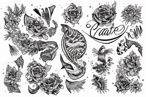 patience and gratitude tattoo idea