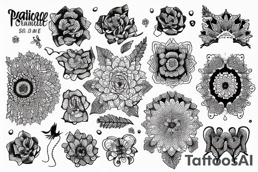 patience and gratitude tattoo idea